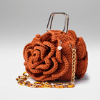 Bolsa Flora- Caramelo