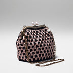 Bolsa Dama- Nude com Preto