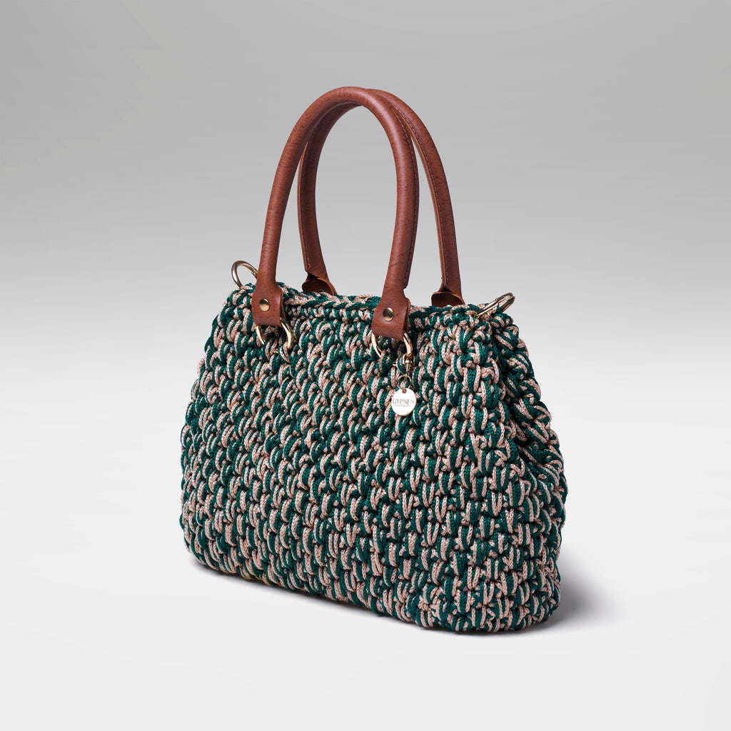 Bolsa Évora | Champanhe e Verde