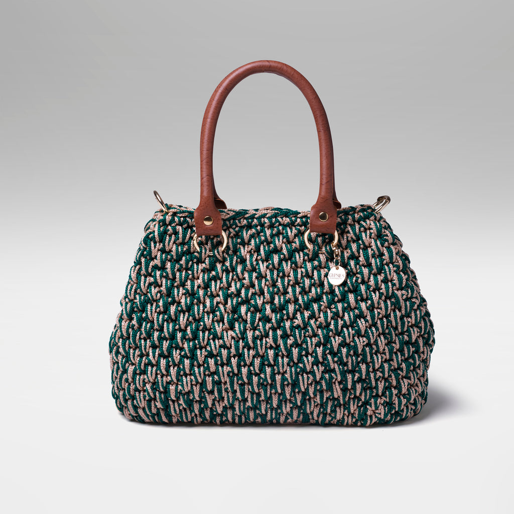 Bolsa Évora | Champanhe e Verde